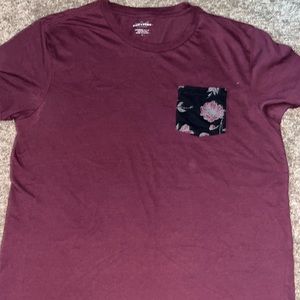 Burgundy Blue Crown Tee